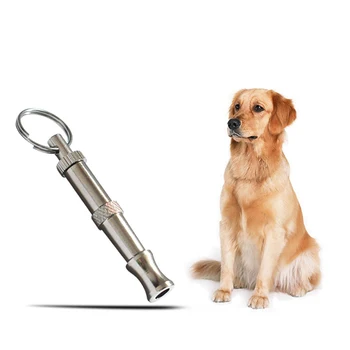 1 buc Formare de Câine de Companie Fluier Fluier Reglabil Supersonic Sunet Repeller Teren nu mai Latre Liniștită Fluiere Animale de companie Consumabile