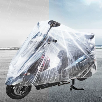 1 buc Transparent Motocicleta Acoperi Clar rezistent la apa Praf de Scuter Huse Pentru Motociclete Dirt Bike Sport Biciclete Motociclete