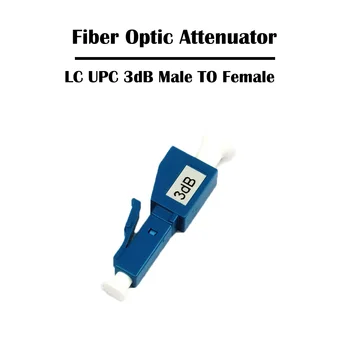 10 Piese/lot LC/UPC de sex Masculin la Feminin Fibra Optica Atenuator 3dB SM Singur Modul Simplex Rețele FTTH