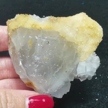 105gNatural rare scara Fluorit Cristal Mineral Specimen de vindecare CUARȚ GEM acasă decor de predare specimen ornamente