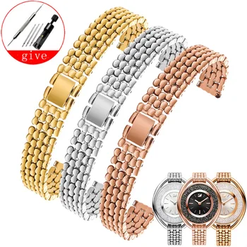 12 14 16 18 20 mm StainlessSteel Watchband Femei Substitut Pentru 5263904 5158544 CK Rose Gold Curea din Otel