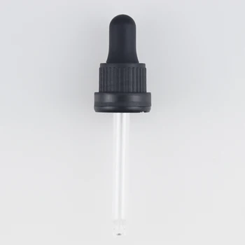 18mm 20mm alb-negru dop picurator ulei esențial dropper pentru flacoane de ser 50ml 100ml 30ml 20 ml 15 ml 10ml 5ml 18-410 20/410