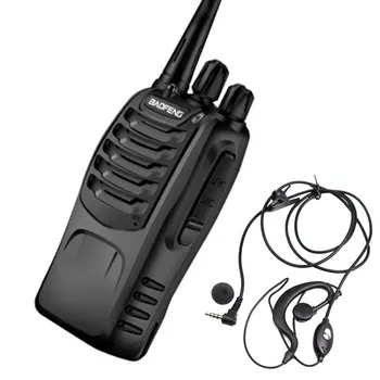 1buc 888S walkie talkie 888s 400-470MHz 1500mAh 16 Canale, Portabil două fel de radio cu receptor 888s de emisie-recepție