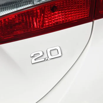 2.0 Insigna Emblema 3D Autocolant Auto Creative Corp Auto Insigna Styling Decal Accesorii pentru Renault, Toyota, BMW, Ford Focus 2 VW Mazda