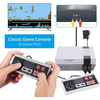 2021 Noul Mini Clasic Retro Joc Consola Built-in 620 de Jocuri și 2 NES Clasic Controlere de Ieșire AV Jocuri Video pentru Copii Cadouri