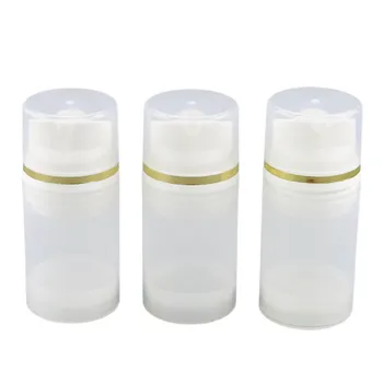24 X 50ml Gol de Călătorie Airless Lotiune Pompa Crema de Sticla Pentru Uz Cosmetic 5/3OZ Portabil Airless Crema Lotiune de Containere