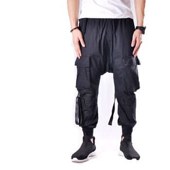 27-46 Noi 2021 Bărbați Clohting Personalitate de Moda Hiphop Lenjerie de pat din Bumbac Pantaloni Harem Pantaloni Jogger Salopete Plus Dimensiune Costume