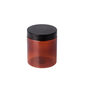 30pcs/lot 250g amber borcane cosmetice, 8oz plastic borcane cosmetice en-gros,recipiente din plastic pentru machiaj