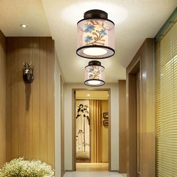 4 Tipuri Stil Chinezesc LED-uri Corpuri de iluminat Plafon Lampă pentru Camera de zi Culoar Balcon Veranda