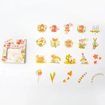 40 buc /Sac fetițe și Animale de Pădure DIY Adhensive Mini Jurnal Autocolante Decorative Stick Eticheta