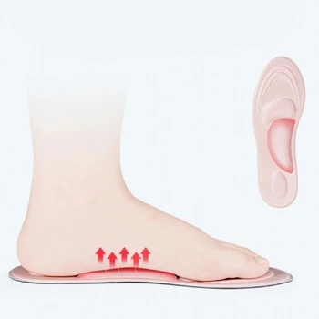 4D Picior Bărbați Femei Perna Tălpi Spurs Interior Tampoane de Masaj Tălpi Burete Moale Suport Arc Ortezare Pentru Pantofi cu Tocuri Înalte