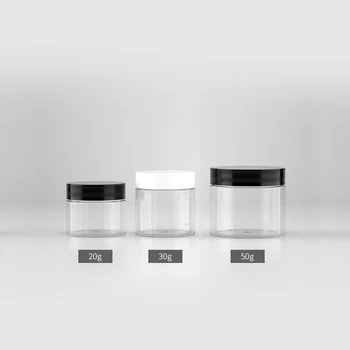 50pcs 20g 30g 50g Gol de Călătorie Cosmetice Recipient Transparent Crema Borcan de Alimente Oală de Ceai Staniu produse Cosmetice Containere de Ambalare