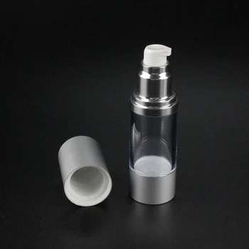 50pcs aluminiu clar 30ml airless sticle de cosmetice , clear 30 ml pompa airless sticla, aluminiu 30ml airless ambalaje cosmetice
