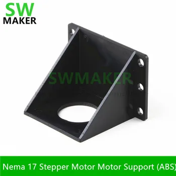 6pcs imprimantă 3D părți Nema 17 motor pas cu pas suport fără perii cu motor servo sprijin material ABS