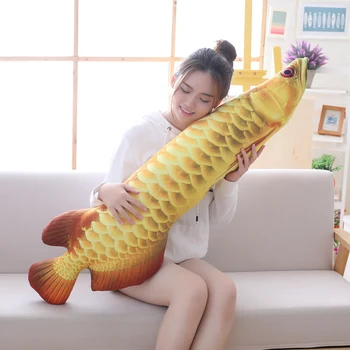 70cm 90cm 120cm Simulare Pește de Aur Perne Pește Creativ animale de Companie cel Mai bun Papusa Copil Jucărie