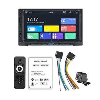 7inch 2 DIN Auto CarPlay Wireless Mp5 Player Touch Screen sistem hi M Jucător de Radio BT Player Pentru Android /IOS Oglindire Conexiune