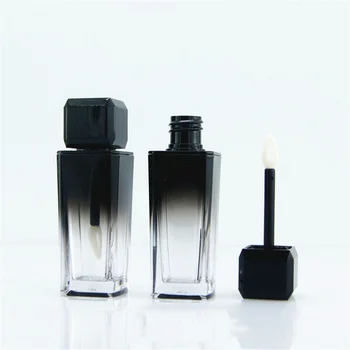 8 ml Diamant Negru Gradient de Culoare Lip Glaze Tub de Plastic Luciu de Buze Cosmetice de Ambalare Container alcătuiesc Instrumente de Frumusete
