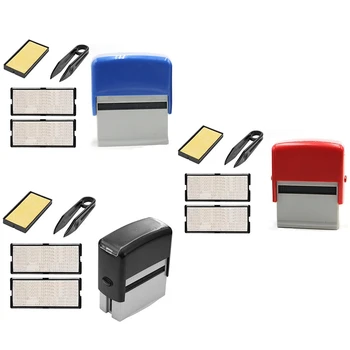 Auto Cernelii Stamp Set Personalizat Personalizate DIY Denumirea comercială Numărul de Adrese Imprimarea Ștampilă de Cauciuc Cu ajutorul unei Pensete Kit