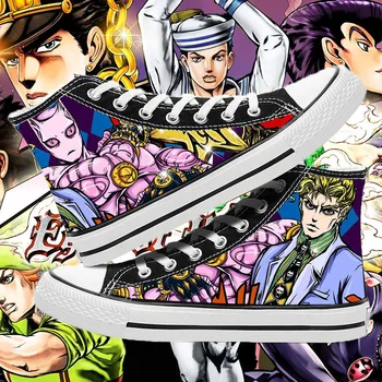 Aventura Bizar Jojo lui Cosplay Anime Joc Pantofi de Panza Pantofi de Moda Casual bărbați și femei Facultate de Desene animate Anime Elevii de Mare Ajutor
