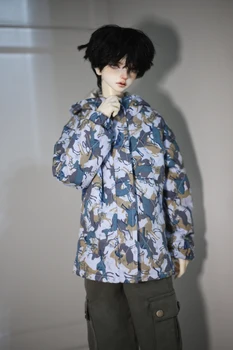BJD papusa haine sunt potrivite pentru bărbați în 1/3 Unchiul modă Nouă Pădure Cerb clip bumbac cardigan cu gluga jacheta căptușeală completă