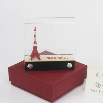 BLOC 3D Memo Pad Tokyo de Hârtie Drăguț Turn de Sculptură Ediție de colecție Unică Cadou de Ziua Tatălui