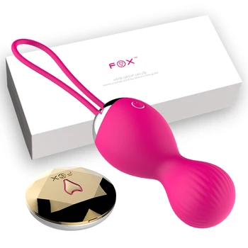 Brand-7 Viteza Smart Love Ball, fără Fir de Control de la Distanță Ou Vibrator G-Spot Bile Vibratoare, Bile Vaginale Strâns Jucării Sexuale pentru Femei