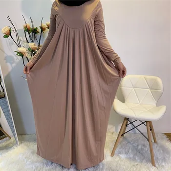 Cele mai recente Stil Elegant Volane Shirring Mult Musulman neglijeu femeie musulmană Rochii Salopeta Dubai Islamic Turcia abaya F1971
