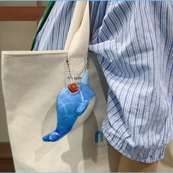 Cer-Înghițire Balena Joc Genshin Impact Cosplay Decor Anime Proiect De Pluș Pandantiv Acrilic Lant Breloc Papusa Jucărie Cadou Nou