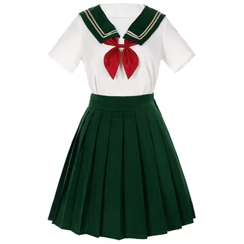 Clasic Anime Japonez Școală de Fete Sailor Dress Shirt Uniforme Femei Lolita Costume Cosplay cu Șosete Cravată Set