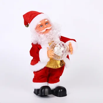 Crăciun Electric Mos Craciun Papusa Jucării, Ornamente De Craciun Petrecere De Moș Crăciun Burta Mingea Cadouri Pentru Copii Jucarii De Craciun Decor