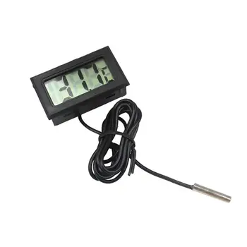 De Brand Nou Mini LCD Display Digital Termometru Higrometru Interior Senzor de Temperatură Exterioară pentru Masina Acasa