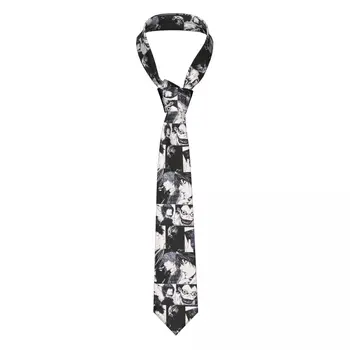 Death Note Am Usoare Bărbați Cravată de Mătase Poliester 8 cm Lățime Anime Gât Cravată pentru Bărbați Uzura de zi cu Zi Cravat Birou