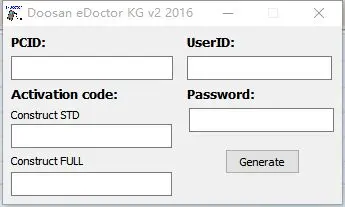 Doosan e-Medic de Diagnostic Motor Keygen EDIA 2.3.5.6 v [2016]