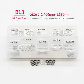 ERIKC 50PCS B13 Injector Injector de Combustibil de Reglare Shim B13 1.38--1.56 mm pentru Bosch