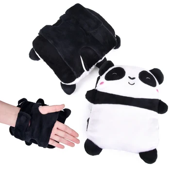 Electric Usb Plug Parte Încălzire Mini Reutilizabile Iarna Portabil de Mână mai Cald Husă Mănuși pentru Biroul de Acasă Consum Redus Panda Forma