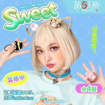 En-Gros De Joc Anime Identitate V Cosplay Accesorii De Par Jack Drăguț De Pluș Coarda Păr Elastic Manual Lolita Fata Pălării Cadou