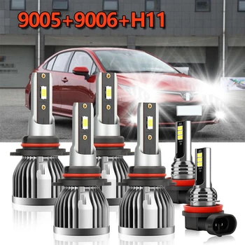 Faruri LED Becuri High Low Beam 9005 9006 H11 Lampa de Ceață Combo KIt de Conversie Pentru Toyota Corolla 2009 2010 2011 2012 2013