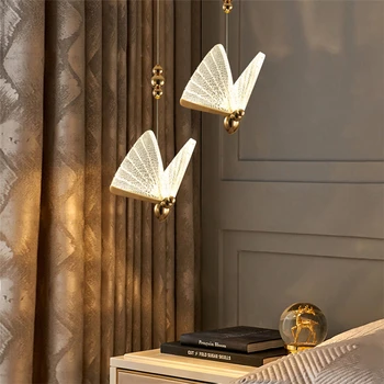 Fluture Modern candelabru de Lux copii candelabru pentru dormitor, sufragerie acasă de iluminat interior mobilier