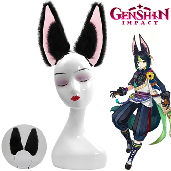 Genshin Impact Tighnari Cosplay Urechi Anime Joc Genshin Tighnari Urechi Pălării de Păr Accesorii de Halloween Cosplay pentru Femei