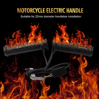 Ghidon motocicleta Electrica Hot Mânere Încălzite 12V Modificat Multigear Temperatură Reglabilă de Încălzire Iarna Motos se Ocupe de 12W-24W