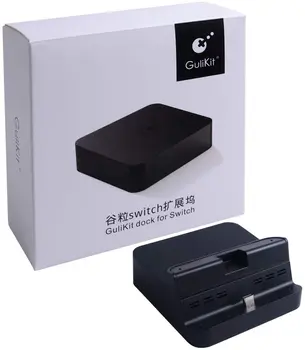 Gulikit - Portabil NS05 Stație de Andocare pentru Nintendo Comutator, cu USB-C, PD, Stand de Încărcare Adaptor, USB 3.0 Port