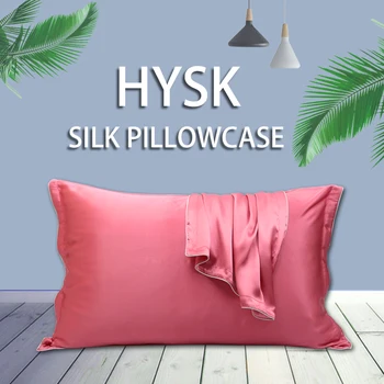 HYSK 100 mulbery mătase Învălui tip pernă piersic grele real organice de lux fețe de mătase acoperă dormi cu logo-ul dropshipping V288