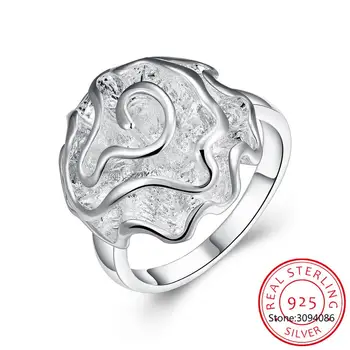 LEKANI 925 Sterling Silver Rose Inel Pentru Femei de Moda, Nunta, Petrecere de Logodna Bijuterii anel Bague anillos