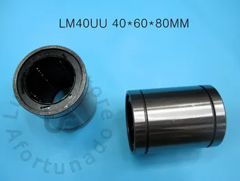 LM40UU rulment 40*60*80mm LM40UU 40mm Linear Ball Bearing Bucșă 40*60*80 mm pentru imprimanta 3d piese