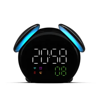 Led Digital Ceas cu Alarmă cu Port Usb Creative Drăguț Simplu Electronic Inteligent Ceasuri de Noapte de Lumini de Măsurare a Umidității Cadou B