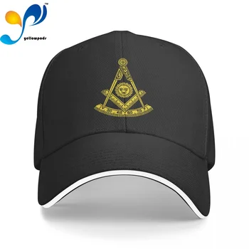 Maestru Masonic Emblema Trucker Cap Snapback Hat pentru Barbati Baseball Mens Pălării Capace pentru Logo-ul