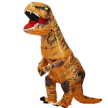Mascota de Desene animate Anime Dress pentru Copii Adulti Fierbinte Dinozaur T-Rex Gonflabil Costum de Purim Petrecere de Halloween Cosplay, Costume de Lux