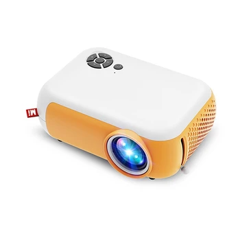 Mini Proiector LED 1080P Sprijinit Proiector Portabil Film,cu Fir Oglindă Pentru Home Cinema Compatibil HDMI UE Plug