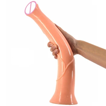 Moale punctul G Penis artificial Penis Pula Masturbator Super Super Mult Sex Vibrator Cal Animal Cu ventuza Pentru Barbati Femei Vagin Anal