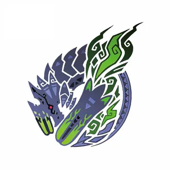Monster Hunter Lume Logo-ul Camper Autocolante de Vinil Autocolant Auto Anime Decalcomanii 3D JDM VAN Accesorii Decor KK13*10cm